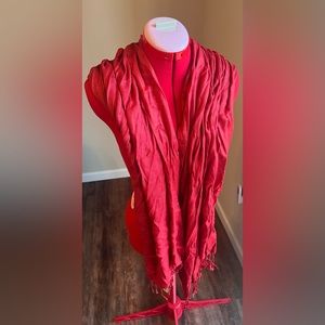 Acrylic Fringe Scarf